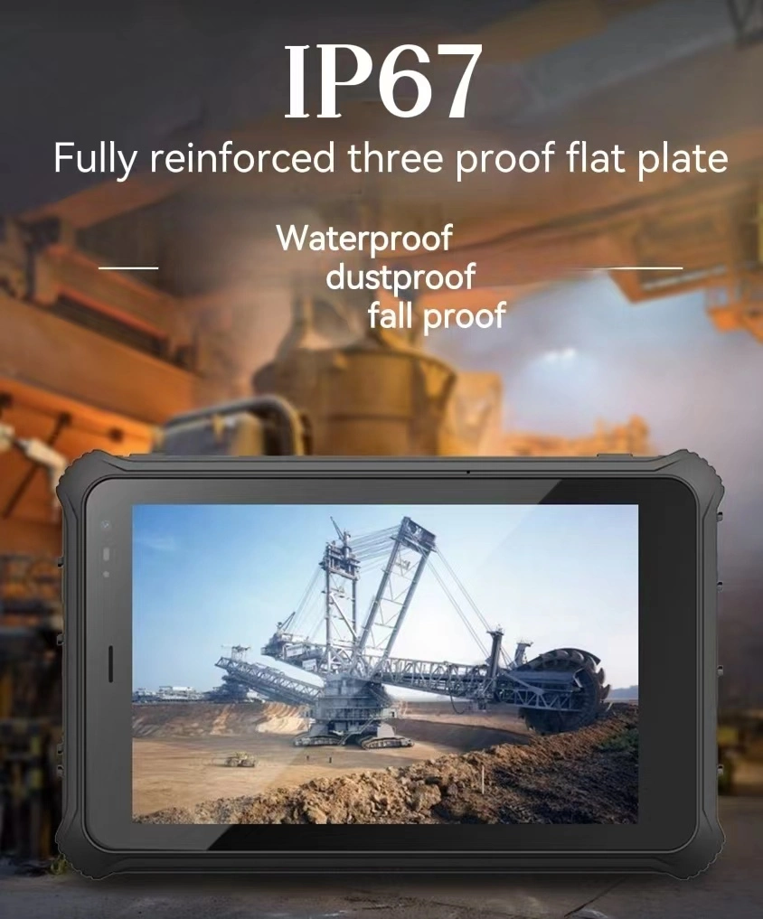 Three-Proof 10 Inch 1280X800 IP67 Waterproof 4G Industrial Rugged Tablet