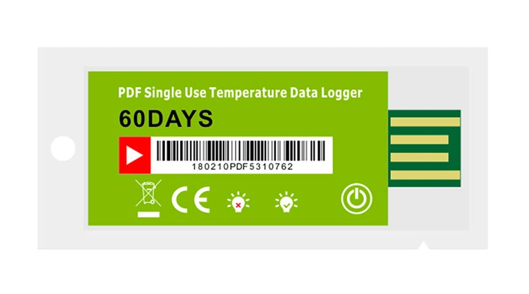 Cold Chain Single-Use Disposable Temperature Data Logger Recorder