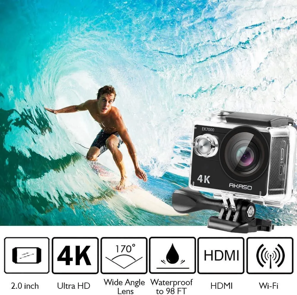 B5r Drop Shipping 4K 60fps Action Sports WiFi Body Waterproof PRO Diving Camera