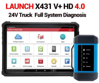 Launch X431 V+ Hdiii HD3 V3.0 Tablet Heavy Duty Truck Diagnostic Scanner Automotive Diesel Vehicle Machinery Scan Toollaunch X431 V+ Hdiii HD3 V3.0 Tablet Hea